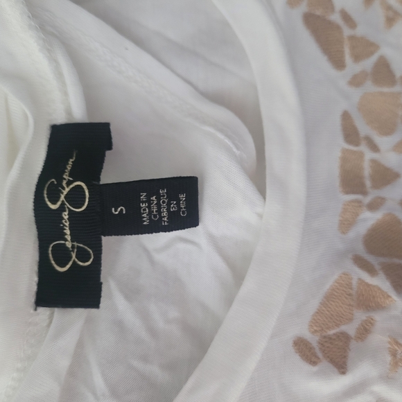 Jessica Simpson Embroidered Sleeveless Top Sz.S - Picture 7 of 7